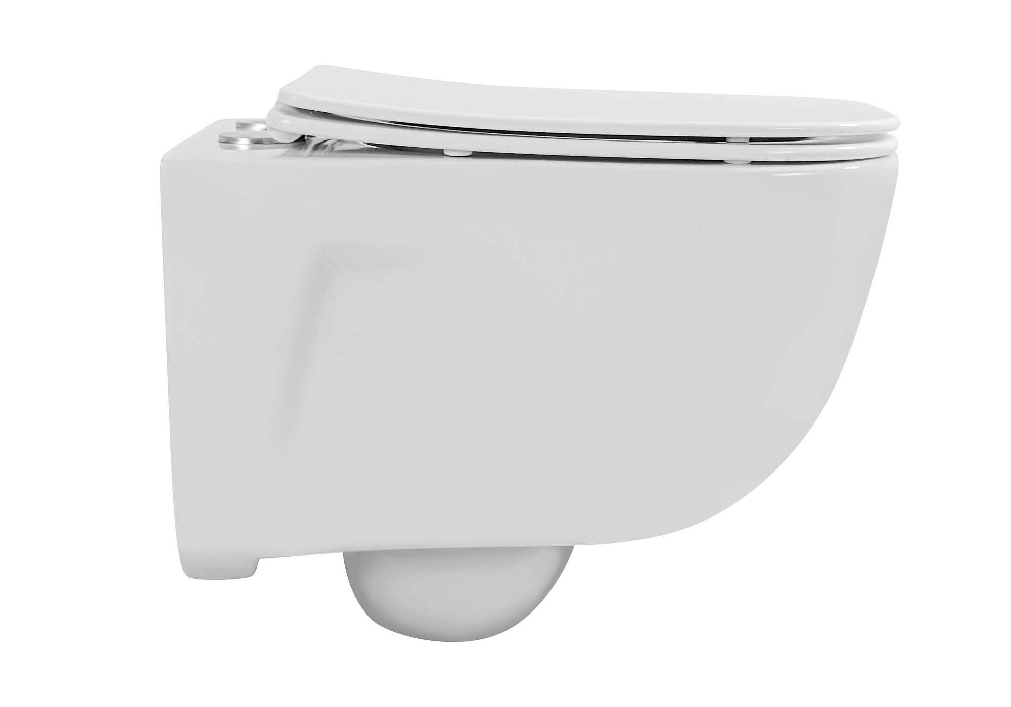 Унитаз компакт ДИВА подвесной с сиденьем безободковый 510*350*360мм Aquatek AQ2012-00 купить 1
