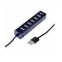 Разветвитель 7*USB  черный