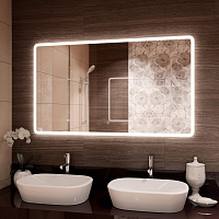 Зеркало Континент Demure 120*70см LED подсветка, сенсор, антизапотевание ЗЛП293