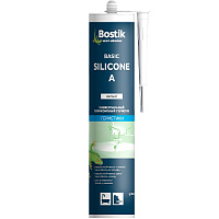 Герметик силиконовый универсальный Bostik Basic Silicone A белый - 0.28 л