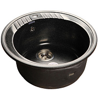 Мойка кухонная GranFest RONDO GF-R-520 круглая D=520мм черный
