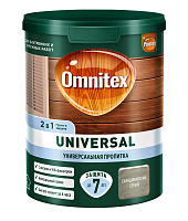 Пропитка-антисептик Omnitex by Pinotex Universal 2в1 Скандинавский серый 50035537 (0.9л)