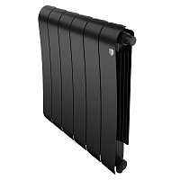 Радиатор биметаллический Infinity 500 VR80 6 секций Noir Sable Royal Thermo RTINNSVR805006