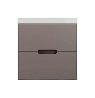 Тумба подвесная Матис с умывальником Classic 60 Style Line ЛС-00002296/00000721 тауп темный