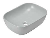 Раковина накладная K-M6513LGA светло-серый матовый 455*320*135мм HOLLER 342942