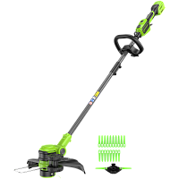 Триммер аккумуляторный Greenworks GD24LT331, 24V, 33 см, без АКБ и ЗУ (тушка) (2113407)