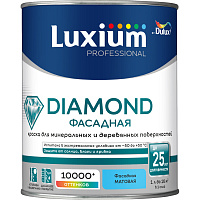 Краска Dulux Prof Diamond Фасадная гладкая матовая база BW Luxium 50034856 (1л)