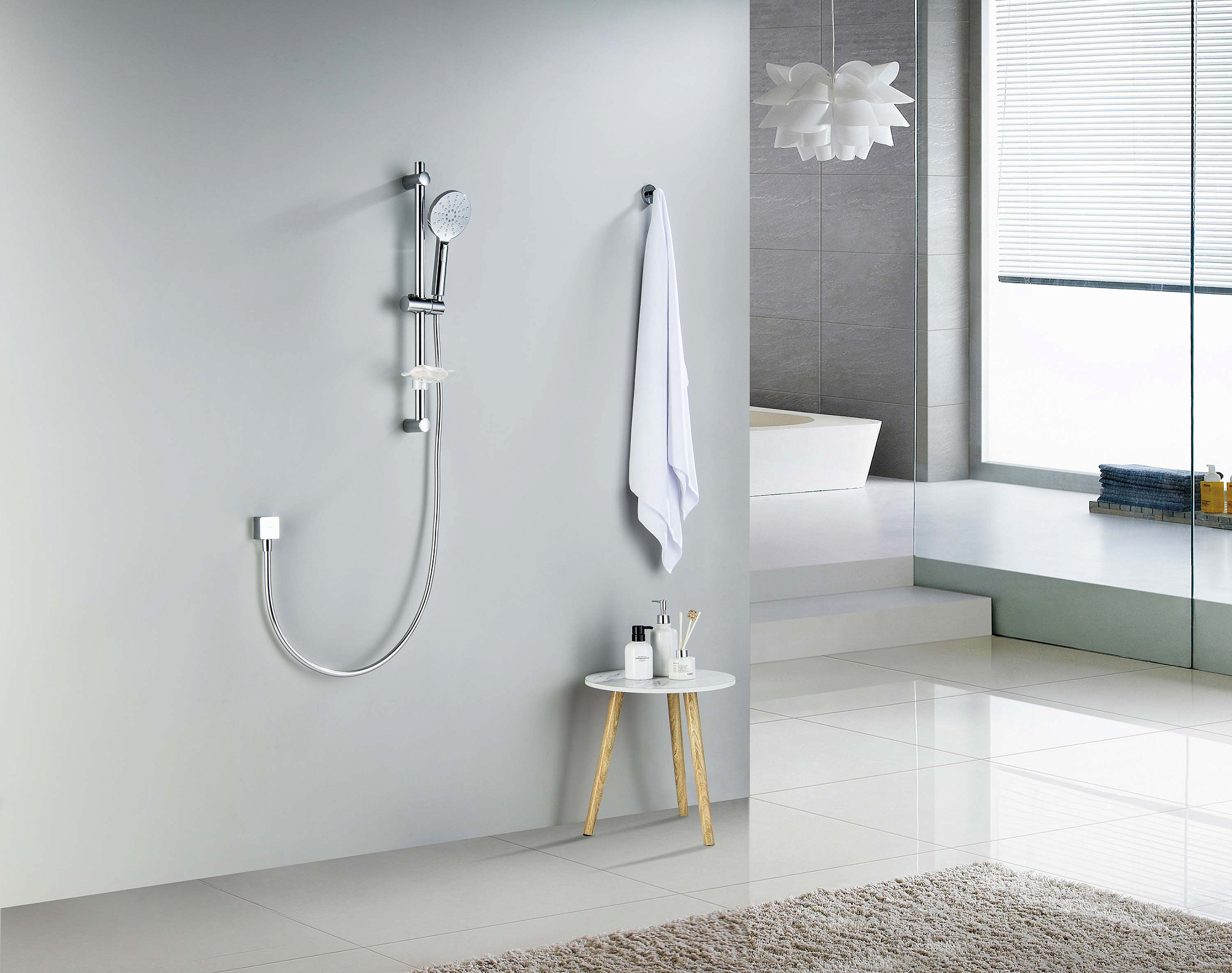 Гарнитур душевой ОБЕРОН 3jet 60см Aquatek AQ2014CR купить 6