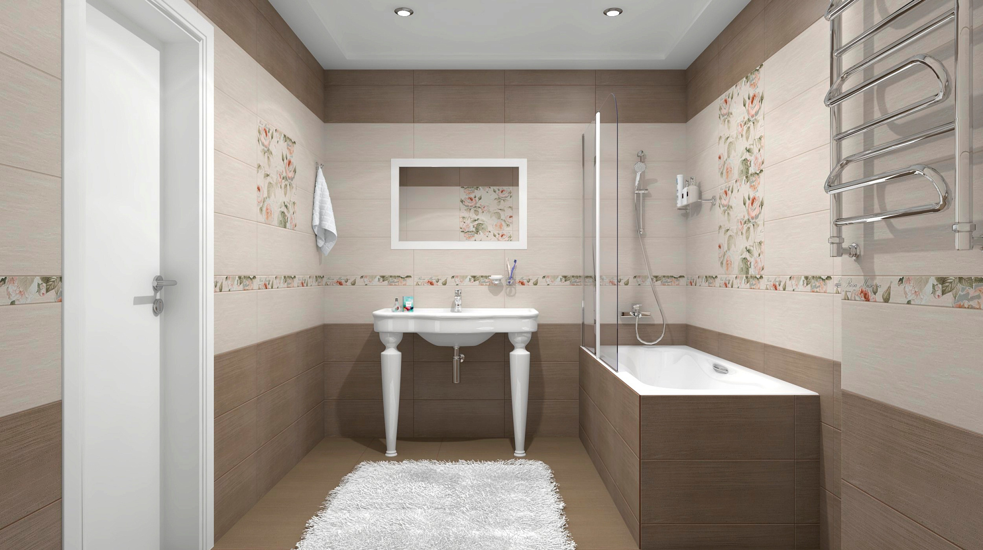 Бордюр Garden Rose beige 6.5*60см Gracia Ceramica доставка Нижний Новгород 3 Бордюр Garden Rose beige 6.5*60см Gracia Ceramica купить 3