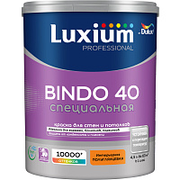 Краска для стен и потолков Professional Bindo 40 полуглянцевая белая база BW Luxium 50035248(4.5л) Краска для стен и потолков Professional Bindo 40 полуглянцевая белая база BW Luxium 50035248(4.5л)