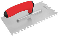 Гребенка из нержавеющей стали с ручкой BRAVO SOFT 130*270 8*8 Comensal 904-00