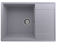 Мойка для кухни Ulgran Quartz Prima 700-05 кварцевая прямоугольная 70*50см бетон