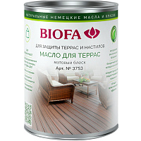 Масло для террас бесцветное Biofa 3753-46 (2.5л)