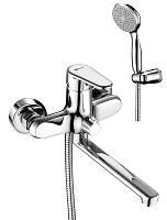 Смеситель универсальный Lemark Point LM0317C с плоским изливом, хром