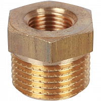 Футорка наружная-внутренняя резьба латунь 3/8"*1/8" STOUT SFT-0028-003818