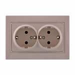Розетка LEZARD MIRA 701-0303-127 2-местная