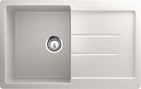 Мойка для кухни Ulgran U-507-331 прямоугольная 77*49,5см с крылом белый
