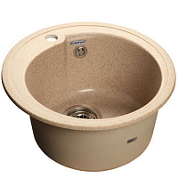 Мойка кухонная GranFest RONDO GF-R-450 круглая D=443мм песочный