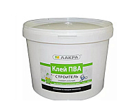 Клей ПВА ЛАКРА Строитель универсальный - 10 кг