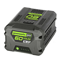 Аккумулятор Greenworks G60B5 60В 5.0а/ч (2944907)