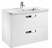 Тумба подвесная GAP 70 с раковиной GAP 70 белый матовый ROCA ZRU9302733/327471000