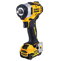 Гайковерт аккумуляторный ударный DeWalt DCF901P1 (бесщет) кейс 12В, 500Нм, кв-1/2" 1акк*5.0а/ч(Li-ion) (DCF901P1-QW)