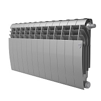 Радиатор биметаллический BiLiner 350мм VR 12 секций Silver Satin VR Royal Thermo RTBSSVR35012
