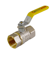 Кран шаровой для газа гайка-гайка ручка-рычаг 1/2" CGFFH012