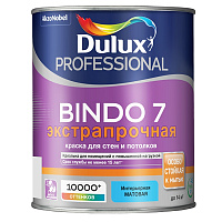 Dulux Prof Bindo 7 краска прочная для стен и потолков прозрачная (База BC) 0.9 л