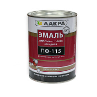 Алкидная эмаль Лакра ПФ-115 Голубая 1 кг