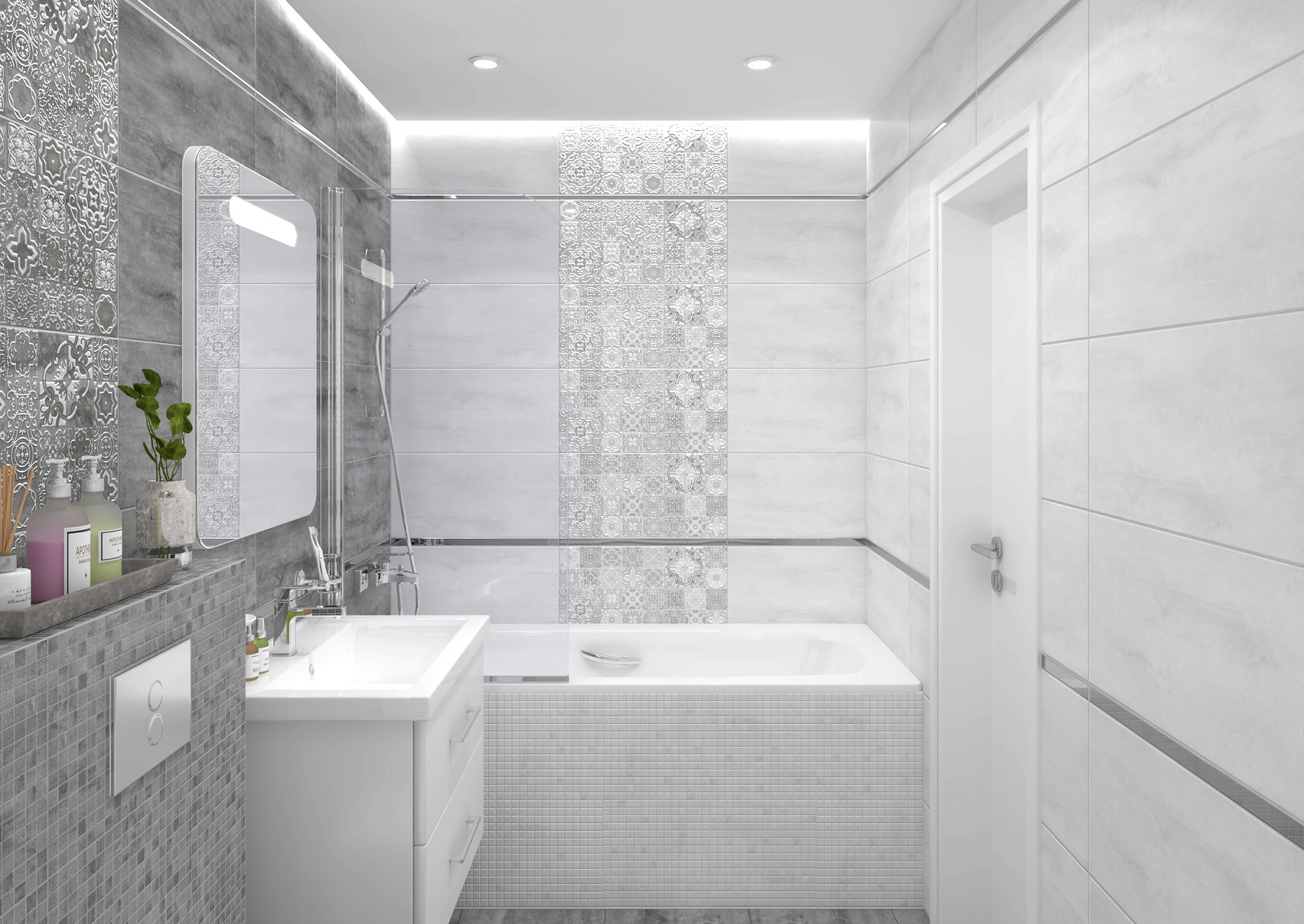Декор настенный Concrete vimp, цвет темно-серый, 30*60см Ceramica Classic доставка Нижний Новгород 3 Декор настенный Concrete vimp, цвет темно-серый, 30*60см Ceramica Classic купить 3
