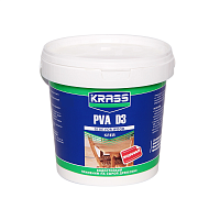 Клей для древесины KRASS PVA D3 Водостойкий - 0.5 л