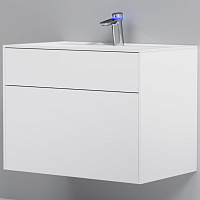 Тумба подвесная INSPIRE V2.0 с раковиной INSPIRE 80 3 ящика белый матовый AM.PM M50AFHX0803WM