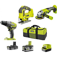 Набор аккумуляторного инструмента Ryobi R18CK3C-252S в сумке 18В(ONE+)(5133003598)