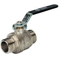 Кран шаровой полнопроходной Stout наружная резьба ручка рычаг 3/4" PN50 SVB-0005-000020 Кран шаровой полнопроходной Stout наружная резьба ручка рычаг 3/4" PN50 SVB-0005-000020
