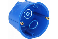 Коробка установочная СП D68*45мм без ушей синий Б0037429 ЭРА 721751