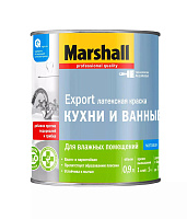 Краска латексная Marshall Export Кухни и ванные Белая 0.9 л Краска латексная Marshall Export Кухни и ванные Белая 0.9 л