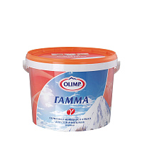 Краска акриловая для стен и потолков OLIMP Гамма Белая матовая (10л)