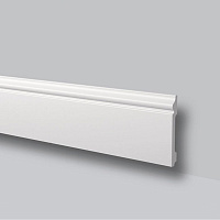 Плинтус NMC FL2 Wallstyl под покраску 120*15*2000мм белый