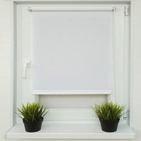 Миништора рулонная SHANTUNG 80*150 белый