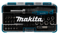 Набор бит 47шт с универсальным магным держателем и отверткой Makita B-36170