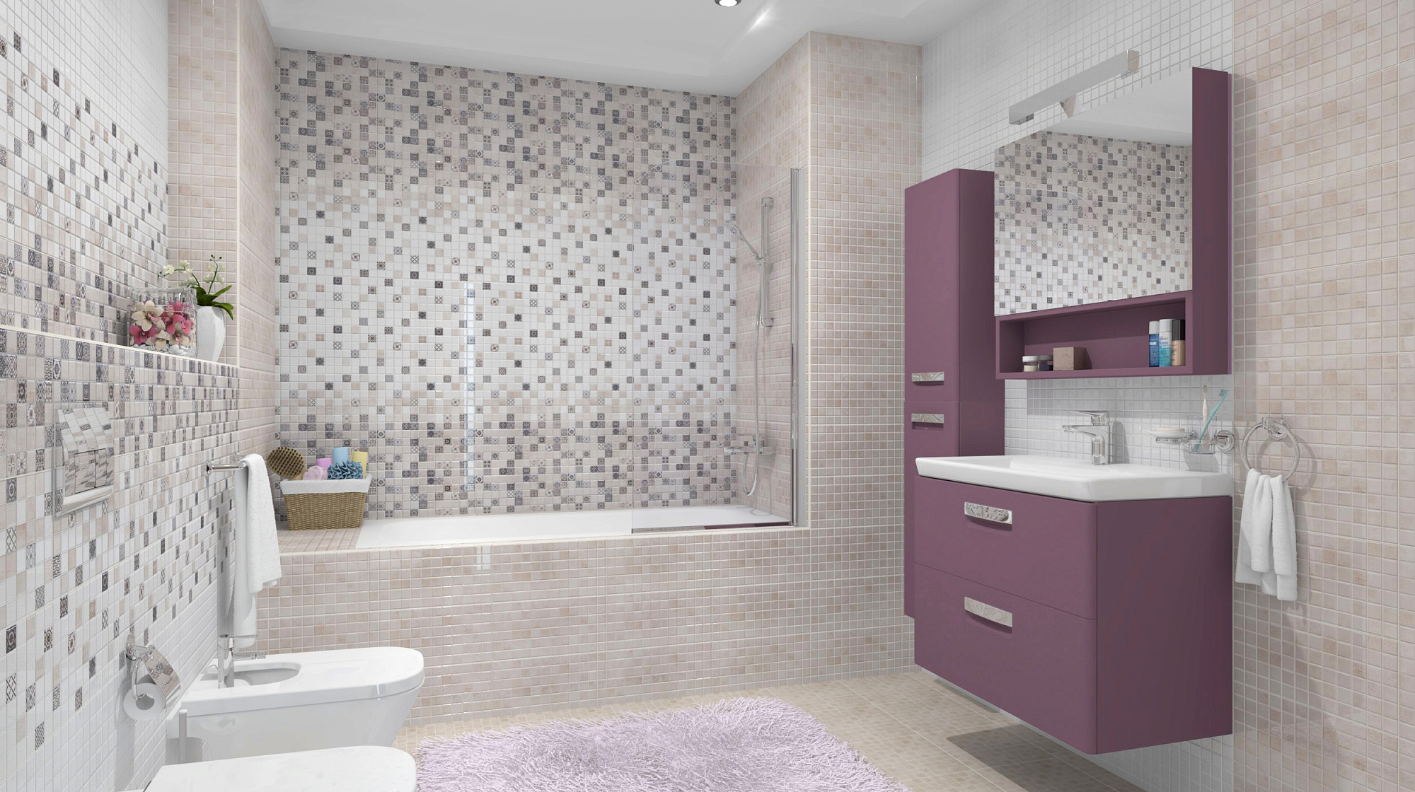 Вставка Астрид 3 20*40 см, цвет кофейный, LB-CERAMICS 1041-0237 купить 2