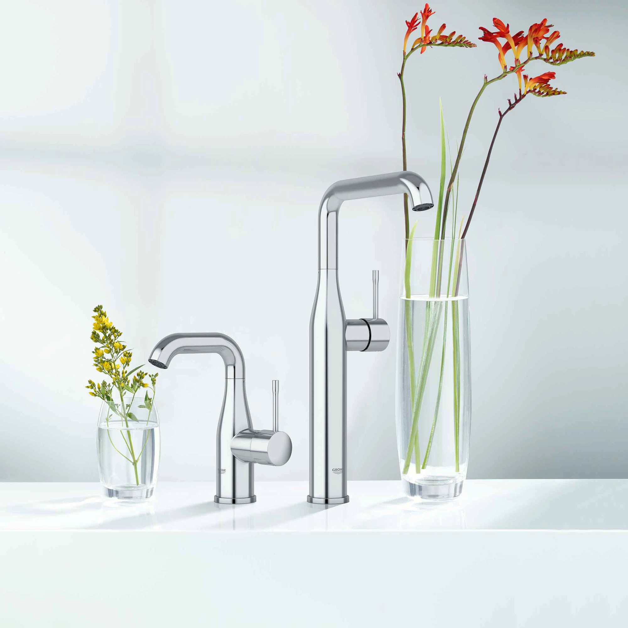 Смеситель для раковины Essence+ цвет хром GROHE 23480001 купить 2