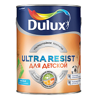 Dulux Ultra Resist краска для стен и потолков для детской (База BW) 5 л