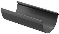 Водосток  желоб LUX D=141 3м графит DOCKE PVLZ-1044