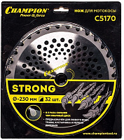 Диск Champion для бензокос 230*25.4*32 тв.сплав Strong  C5170