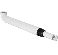 Комплект дымохода АНТИЛЕД D60/100 с фланцем  L1000 мм Rommer RCA-6010-241000