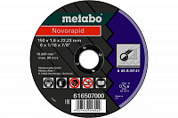 Круг отрезной по металлу и стали Metabo Novorapid 150x1,6x22,23мм 616507000