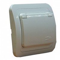 Розетка MAKEL серии Мимоза 12009 1-местная 