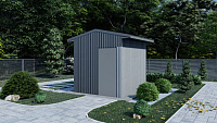 Хозпостройка Вариант №1 2.64*2.62*2.4м PREFAB 4884